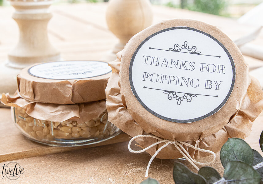 Simple And Easy Diy Wedding Favors With Printable Tags Twelve On Main - Diy Wedding Favors For Guests