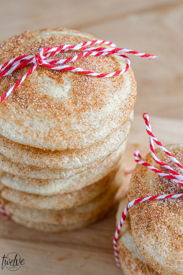 The perfect cookie to share at Christmas time.  These cinnamon cookies are so soft and fluffy and taste amazing!