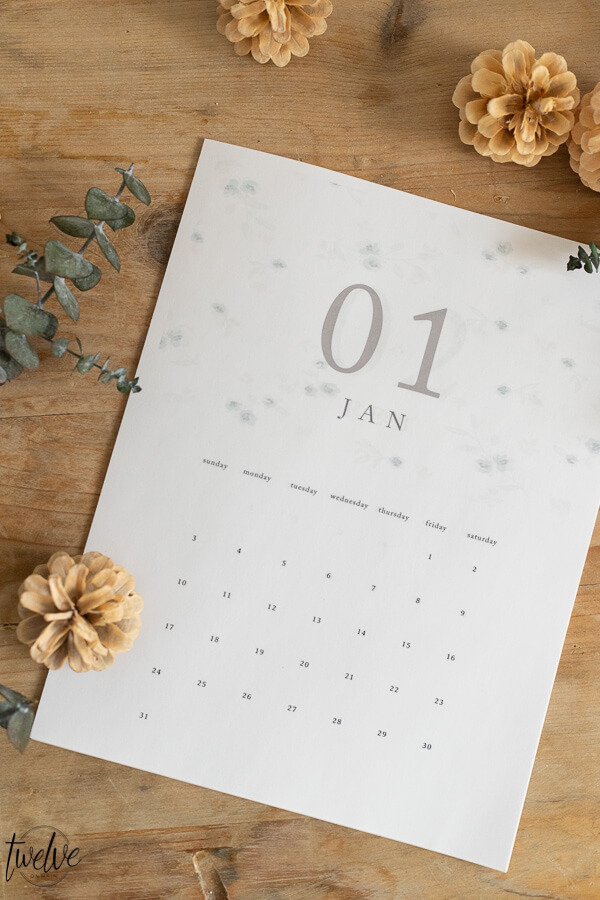 New 2021 Printable Calendar Options For You! - Twelve On Main