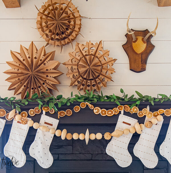 DIY Paper Bag Snowflakes Twelve On Main