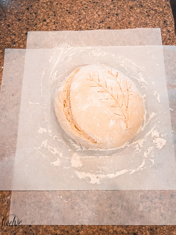 How to shape and score your bread loaf before baking