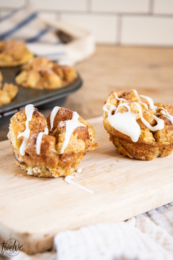 Delicious brioche french toast muffins perfect for breakfast, brunch or as a mid day snack! They are easy to make and taste amazing.