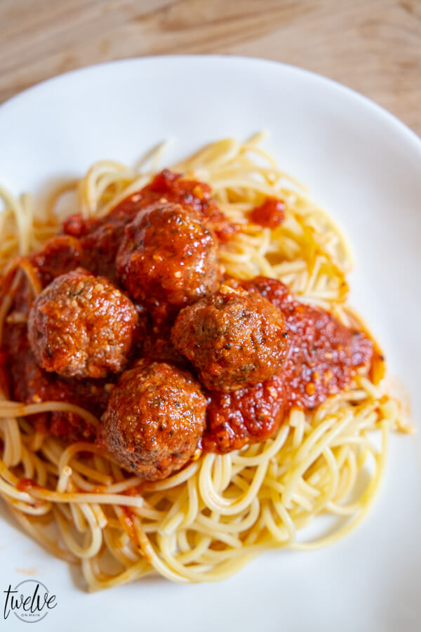 Homemade meatballs are the best!  I have two different easy homemade meatballs recipes and they are super easy and taste amazing.