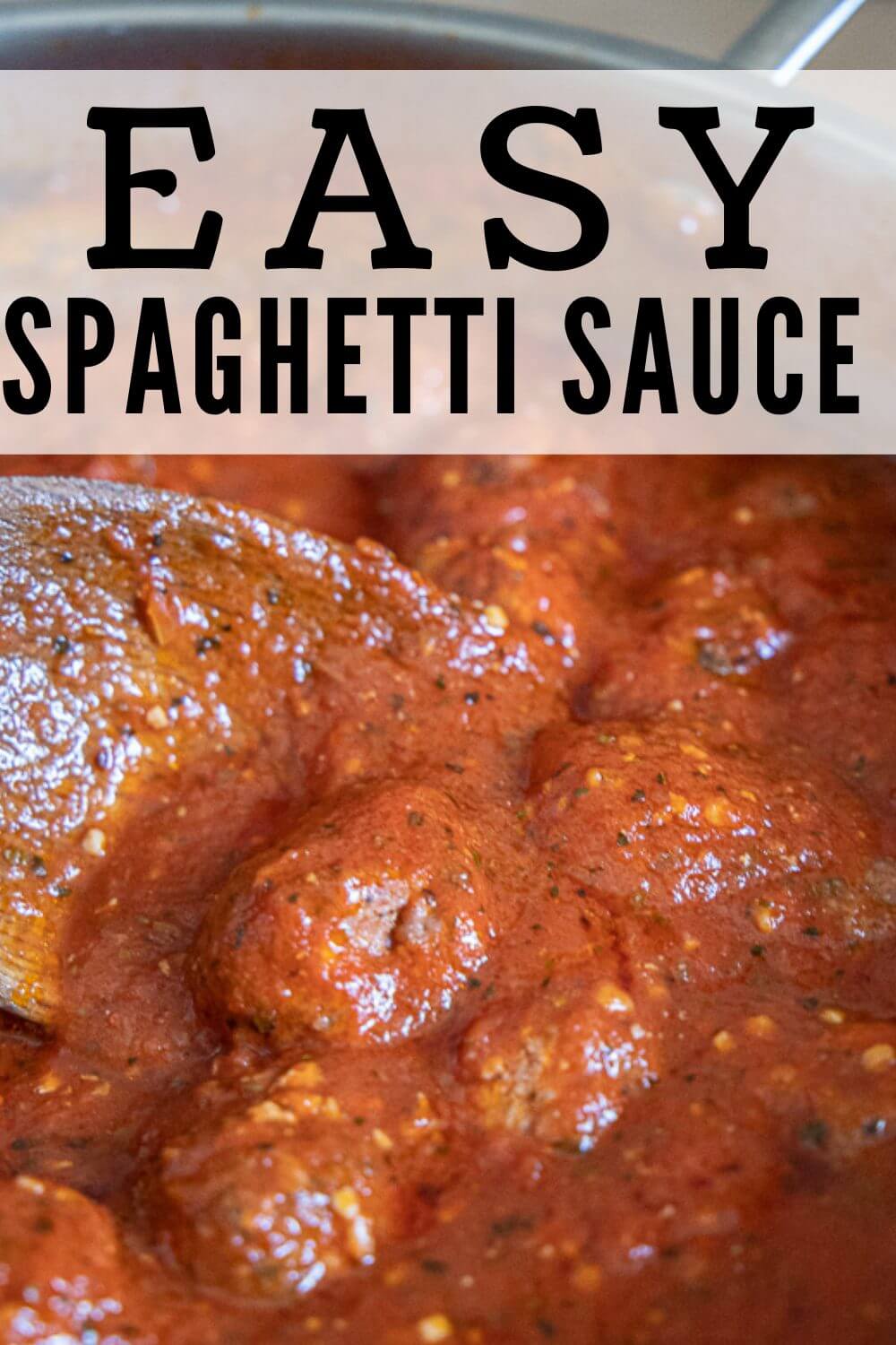 How to make amazing homemade spaghetti sauce with simple ingredients and in less than 30 minutes! It is so much better than store bought and is super easy to make.  You will know exactly what you are feeing your family too. I love being in control of the ingredients in my food.