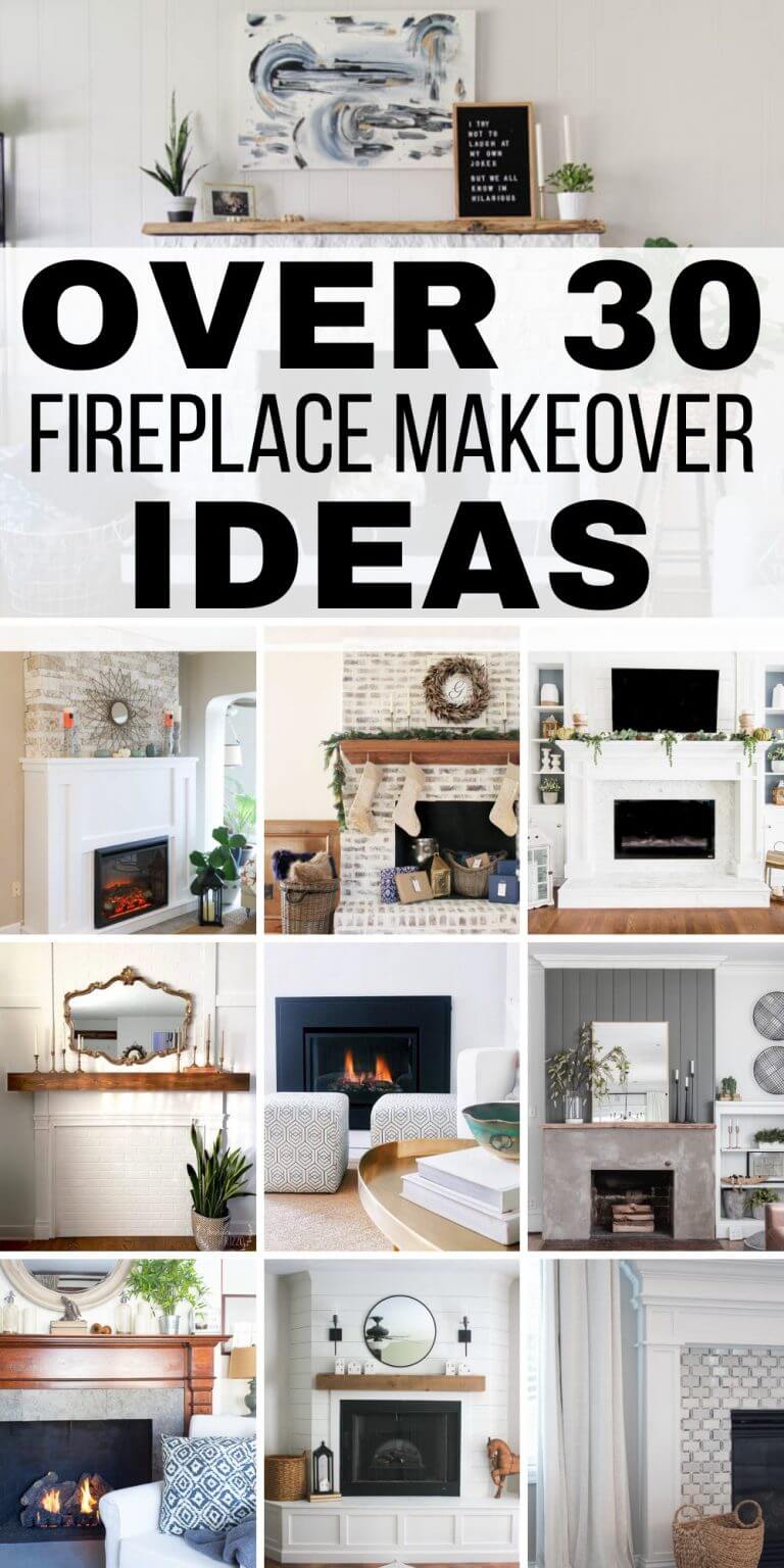 Over 30 Amazing Fireplace Makeover Ideas