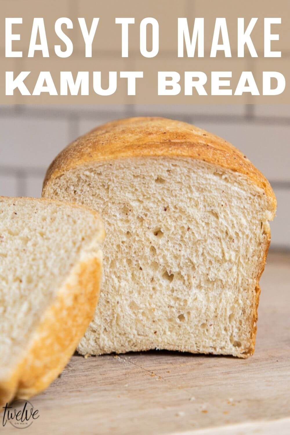 How to use kamut flour to make amazing bread! This is an easy to follow recipe that makes a more healthy version of bread. Kamut grain is an ancient grain and has so many health benefits, is easier to digest and so much more.
