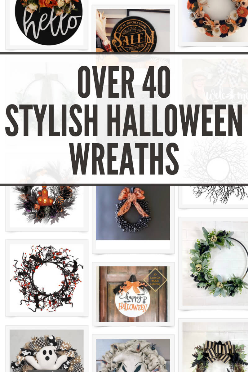 Over 50 spooky and stylish Halloween wreaths perfect for you front door or even above your fireplace.  Check them out here.