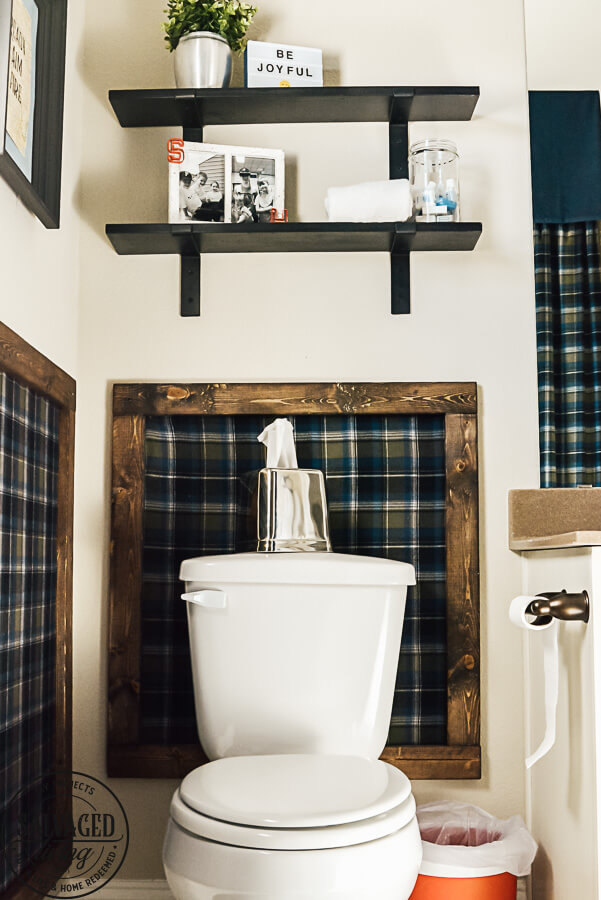 Over 40 amazing over the toilet storage ideas, with actionable tips, inspiration pictures, and products perfect for your space.