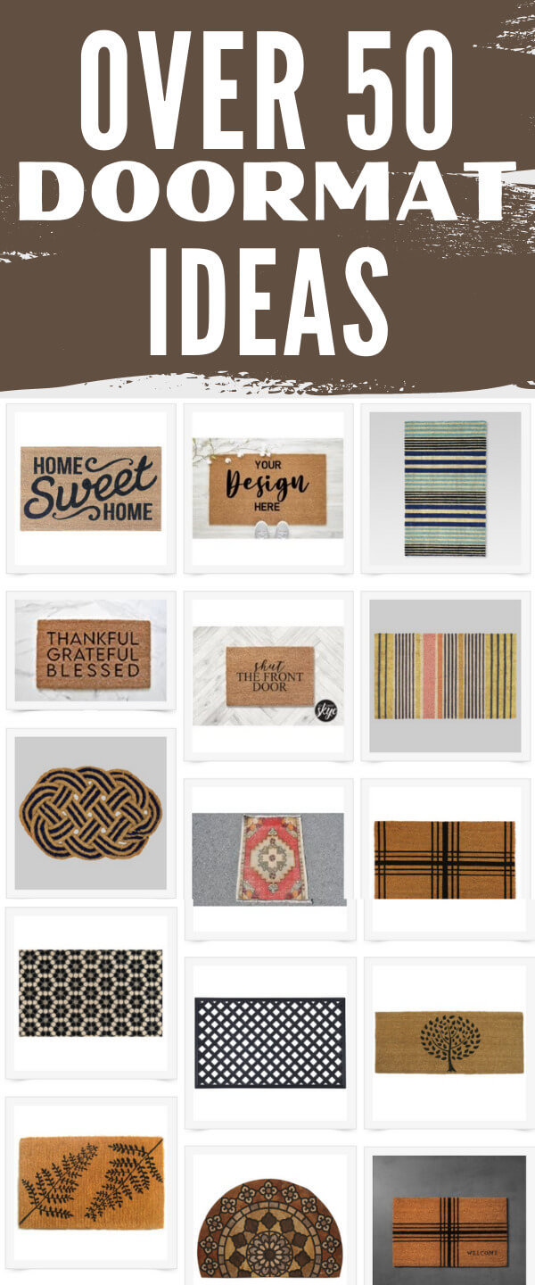 Over 40 Stylish Front Door Mat Ideas for your Home