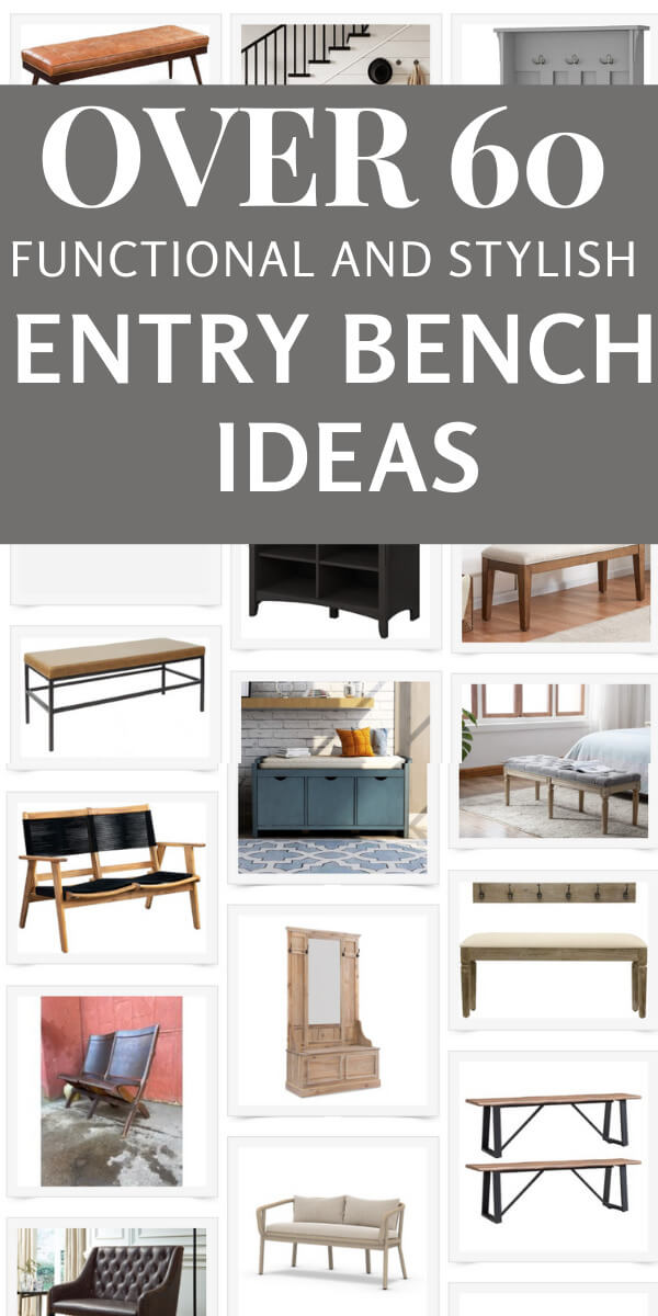 Over 60 gorgeous and functional foyer bench ideas that will help create an organized and stylish space whether the space is large or small.