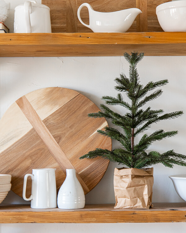 Easy and Inexpensive Tabletop Tree Decor Hack