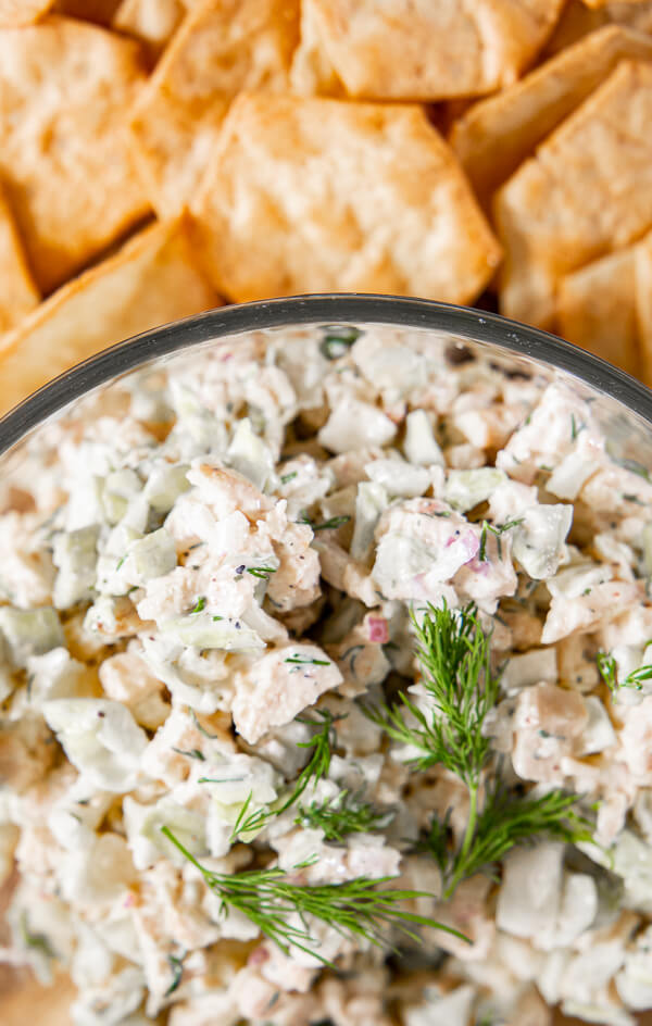 Make the most amazing flavorful and healthy chicken salad.  It is full of protein and oodles of healthy ingredients.  You cant go wrong making this amazing meal!