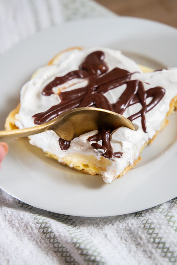 This amazing easy chocolate eclair cake, with the same flavors as a traditional eclair, but so much easier! Dont be fooled, it tasted amazing!