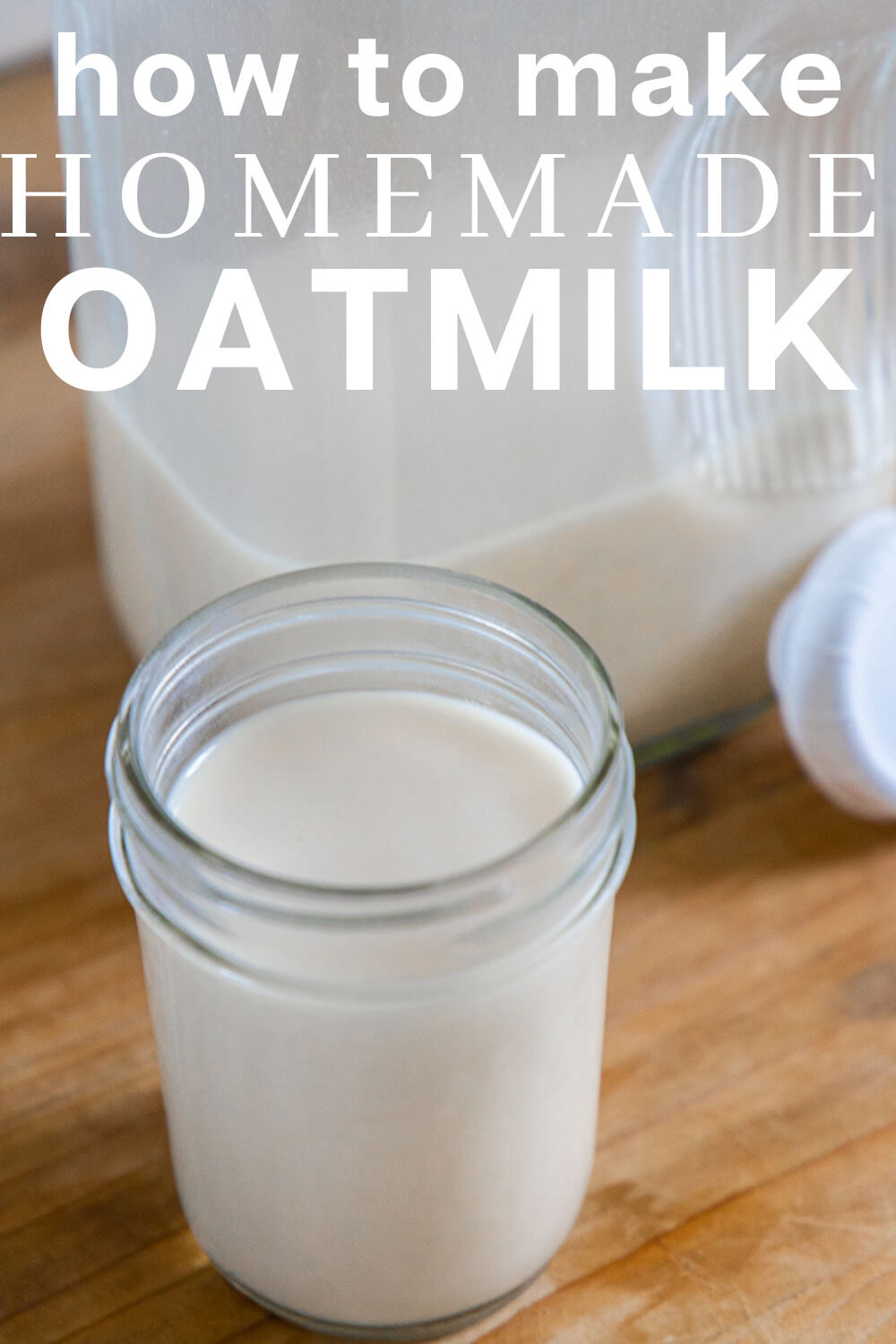 How to make creamy homemade oat milk in under 5 minutes! Oat milk is delicious, easy to make and cost literal pennies to make!