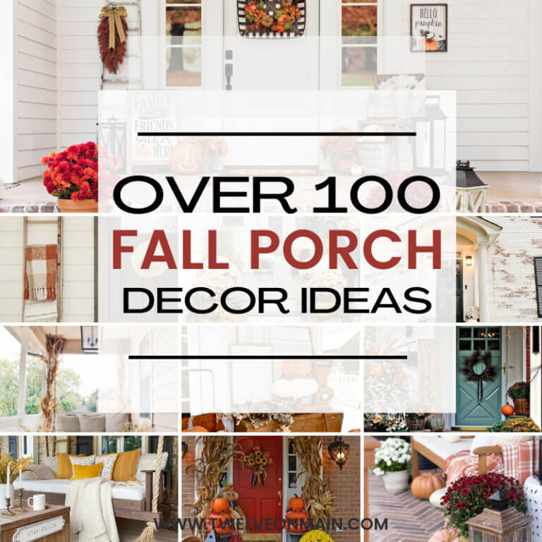 100 Cozy Front Porch Fall Decor Ideas