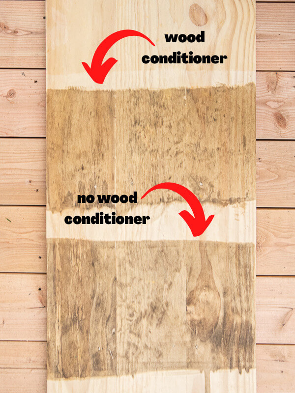 Does using pre stain wood conditioner really make a difference when staining wood? We are testing it out and I have the answer!