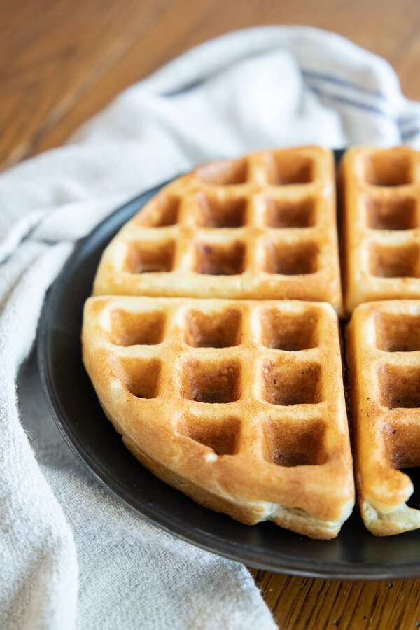 Easy Overnight Sourdough Waffles Twelve On Main