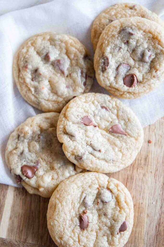 How to make amazing soft and gooey sourdough chocolate chip cookies using your sourdough discard. These cookies are amazing!