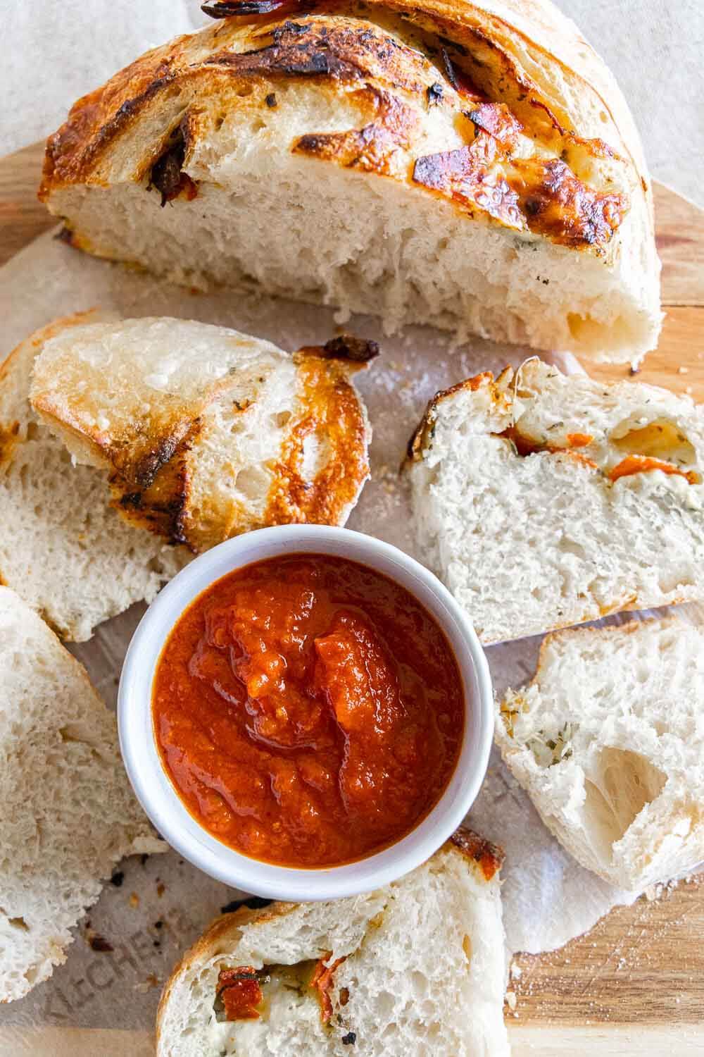 Awesome Sourdough Pizza Bread