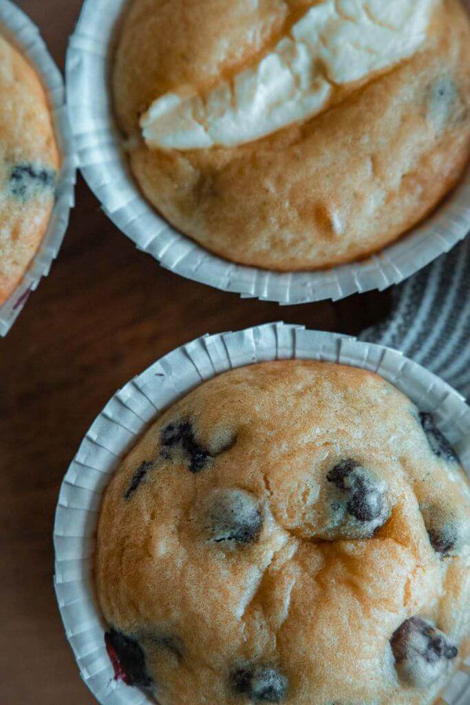 Make these amazing blueberry sourdough discard muffins with that extra sourdough  discard! These are soft, flavorful and the perfect treat.