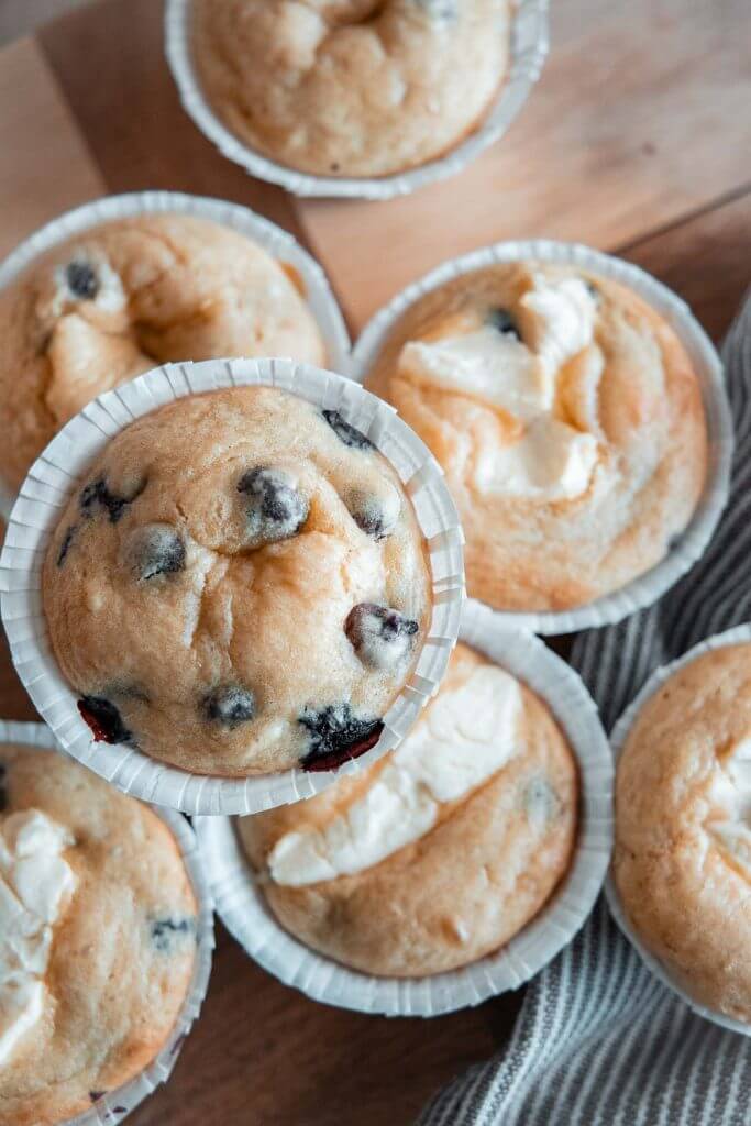 Make these amazing blueberry sourdough discard muffins with that extra sourdough  discard! These are soft, flavorful and the perfect treat.