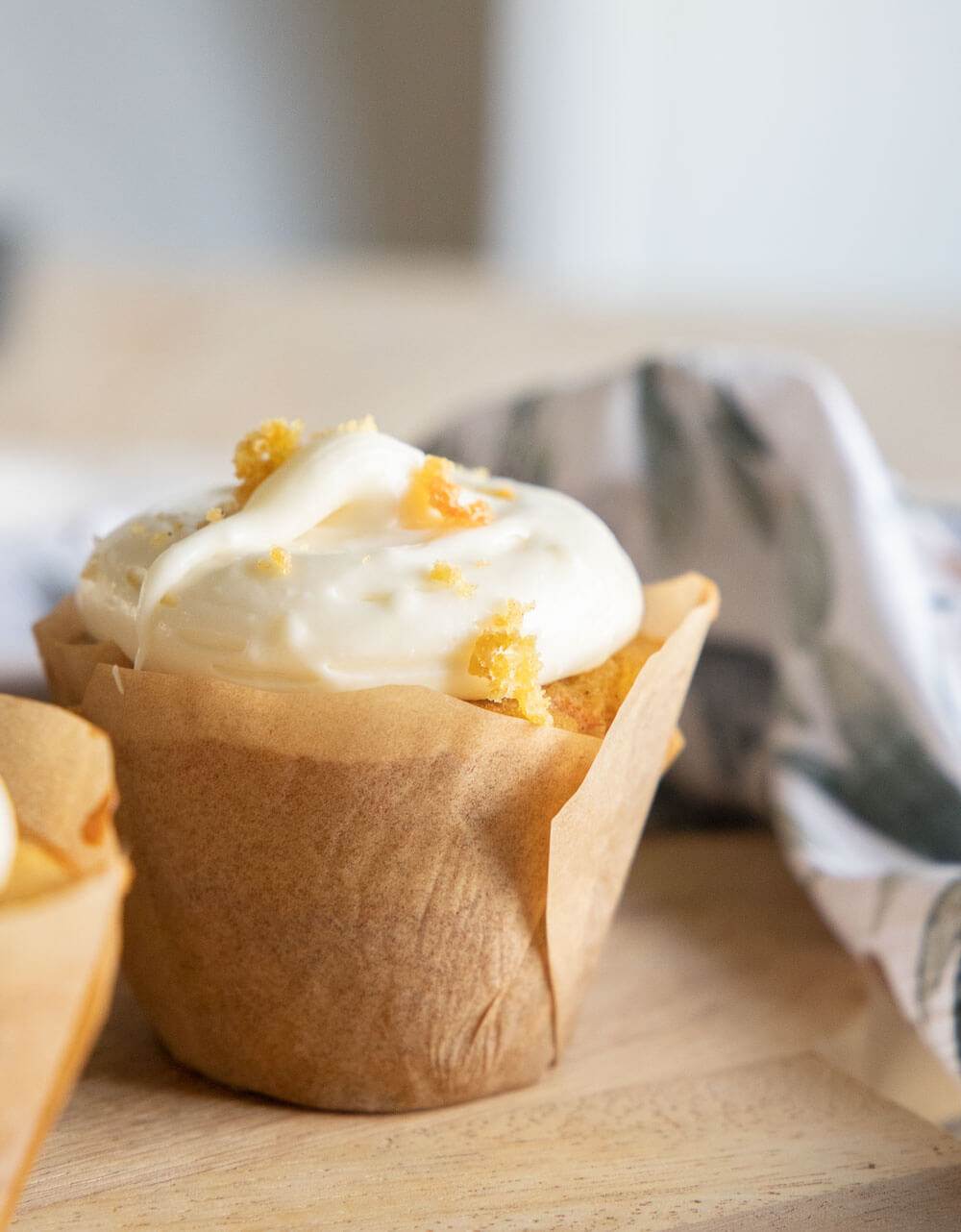 Easy Sourdough Carrot Cake Cupcakes