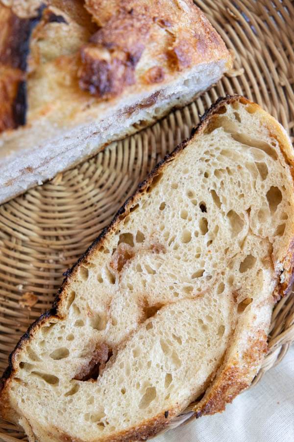 The Perfect Cinnamon Honey Butter Sourdough Bread